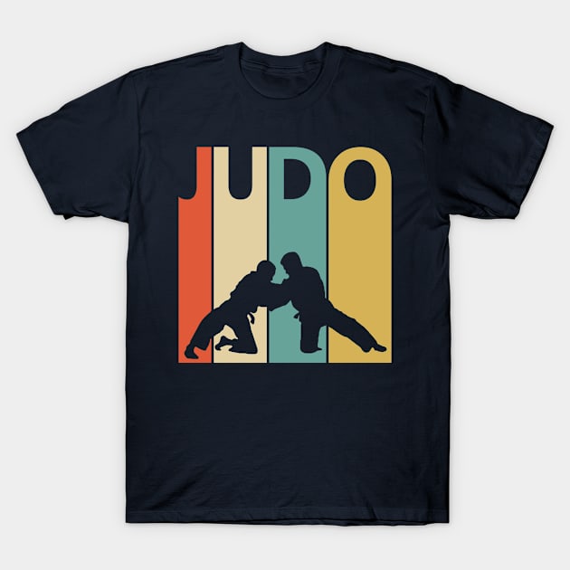 Vintage Retro Judo Fighter Gift T-Shirt by GWENT